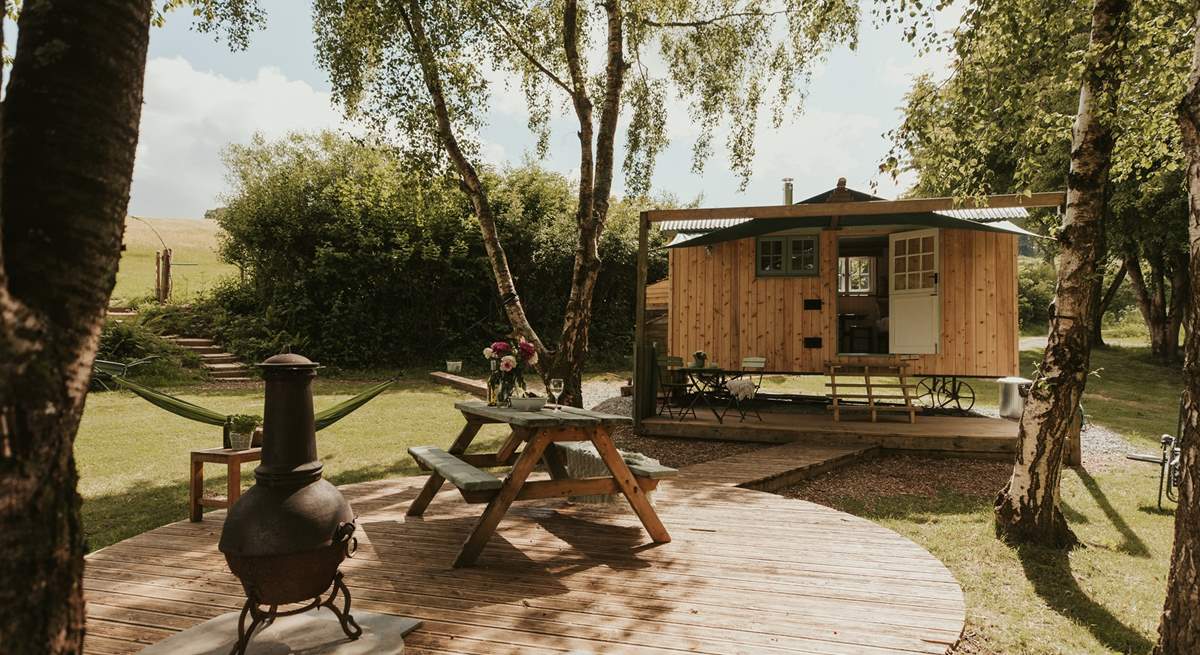 When the sun shines, take a seat on the decking and watch the word go by. 