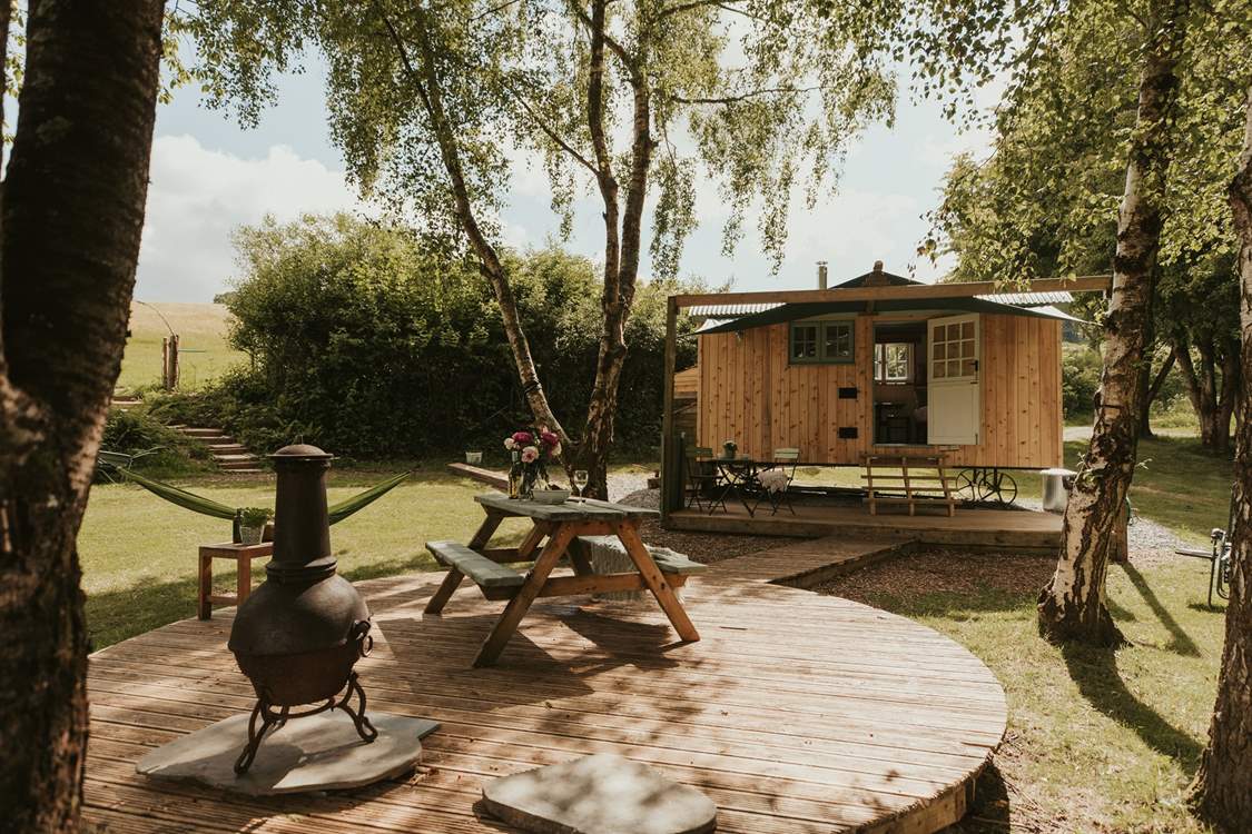 When the sun shines, take a seat on the decking and watch the word go by.