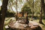 Outside, the setting becomes even more enchanting.