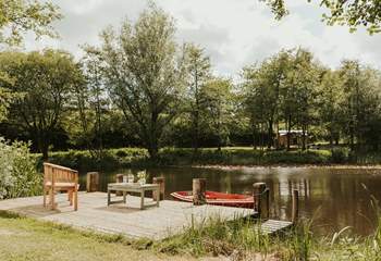 This lakeside hideaway is nothing short of a dream. 