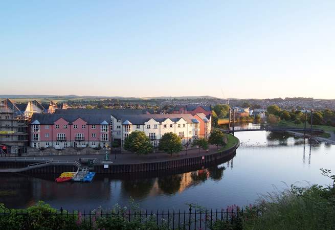 Head to the bustling city of Exeter for a spot of lunch by the quayside.