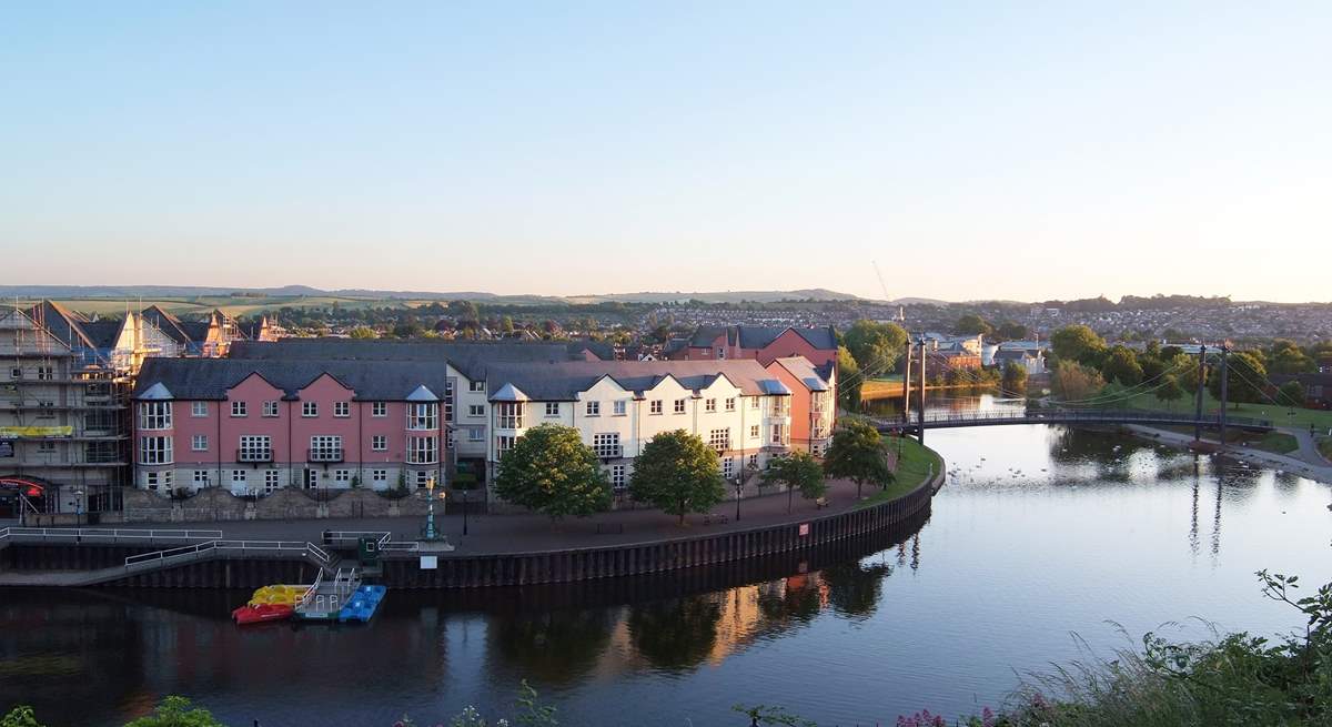 Head to the bustling city of Exeter for a spot of lunch by the quayside.