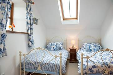 The twin bedroom.