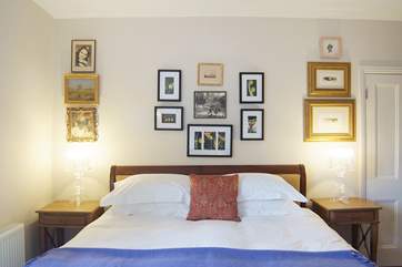 Bedroom 1 has a super-king double bed.