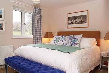 Bedroom 7 has a super-king double bed.