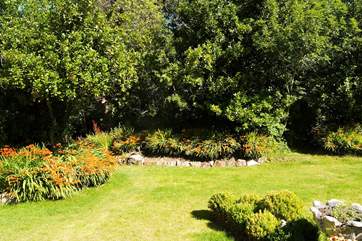 There's lots of lovely areas throughout the garden, meadow and orchard.