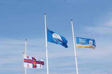 Westward Ho! has a Blue Flag beach - loads of sand at low tide, as well as pebbles and rock pools to explore.