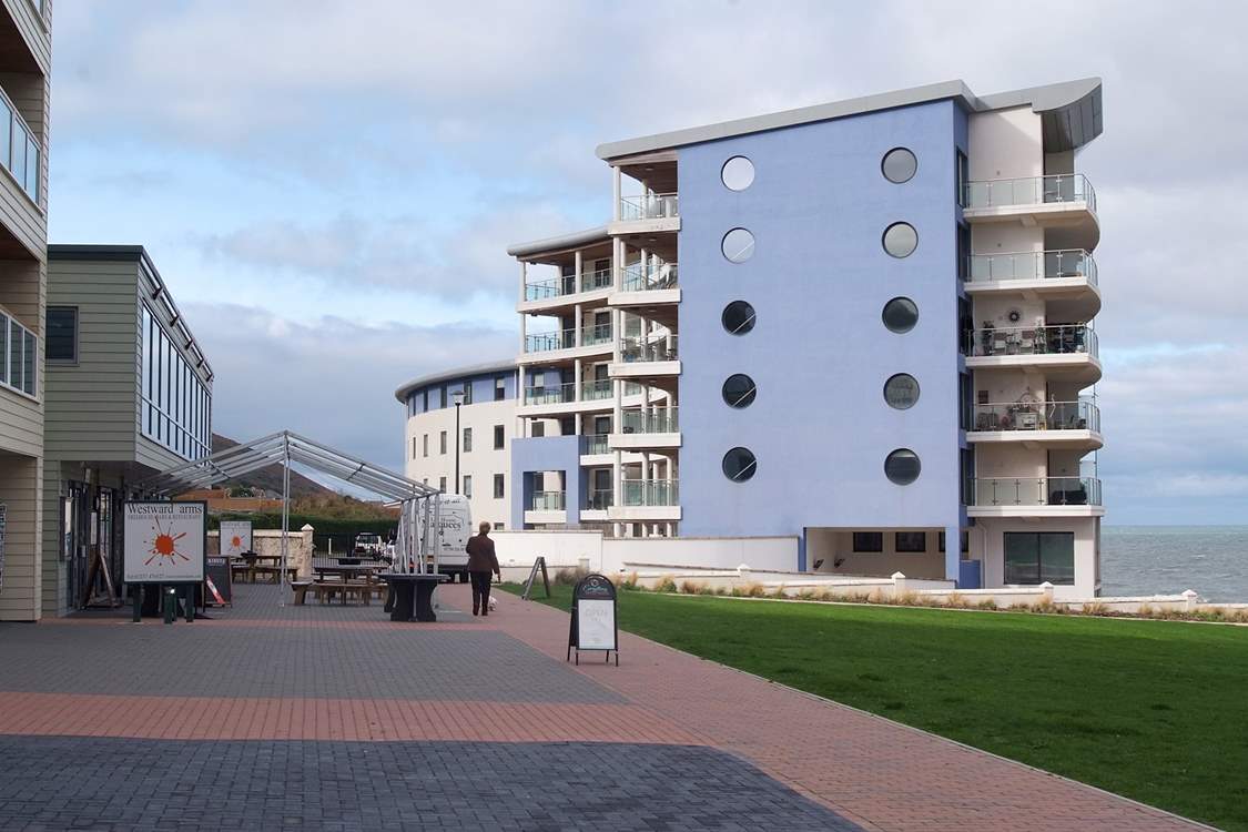 The setting for Neptune, right on the seafront with bars and cafes just a short stroll away.