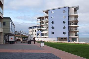 The setting for Neptune, right on the seafront with bars and cafes just a short stroll away.