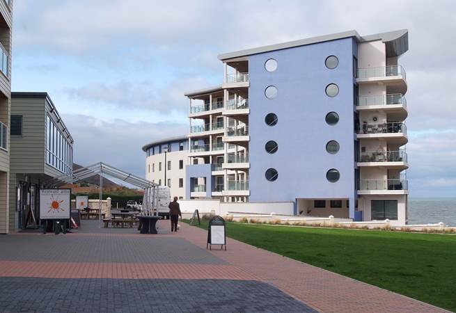 The setting for Neptune, right on the seafront with bars and cafes just a short stroll away.