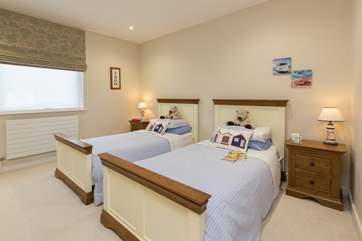 Another view of the twin bedroom.