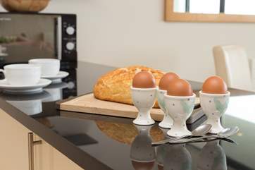 Start the day with a lazy breakfast...