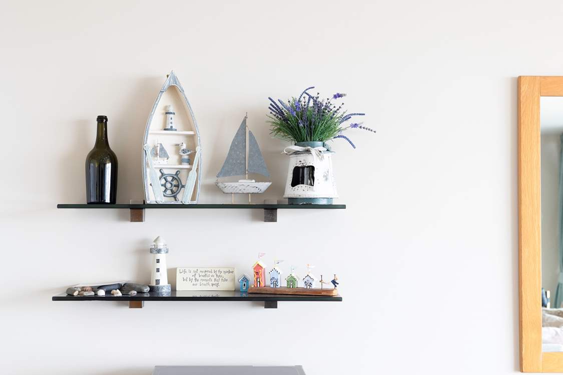 There are so many lovely touches through this apartment.