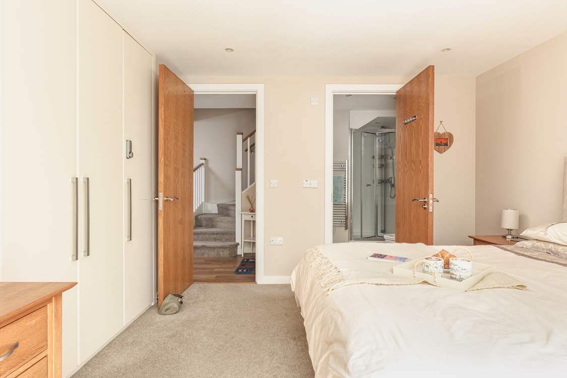 This apartment has a lovely flow.