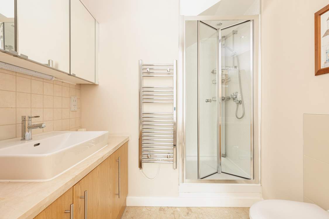 The en suite shower-room is perfectly formed and a lovely bonus.