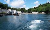 This is the river crossing on the Bodinnick Car Ferry from Fowey to Polruan - arrive in style! - Thumbnail Image