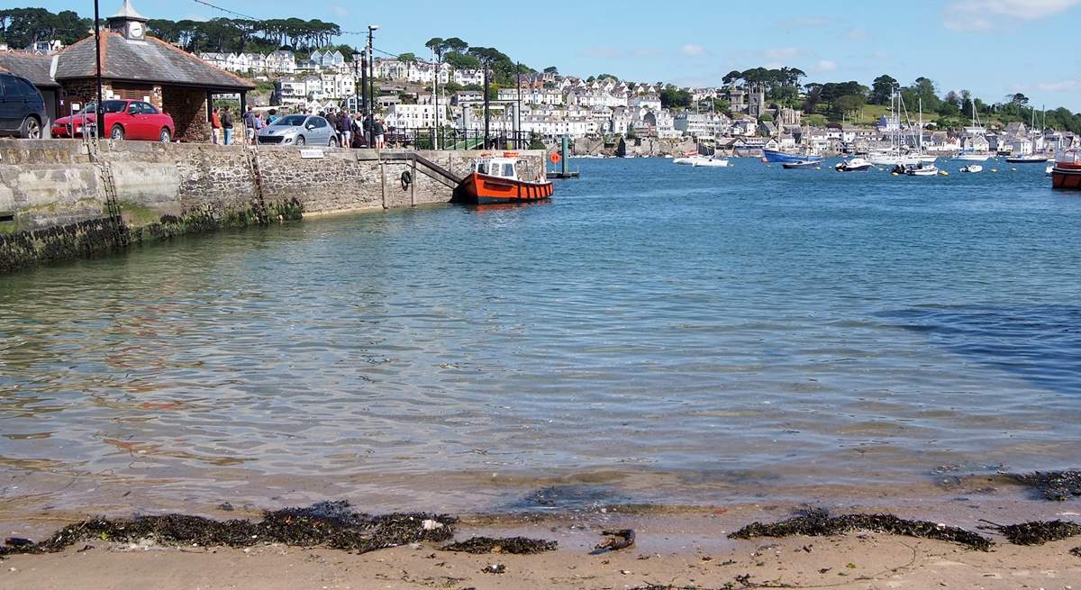 You can catch the little passenger ferry across to Fowey from the quayside in Polruan. You might be lucky enough to see a dolphin swimming alongside it.