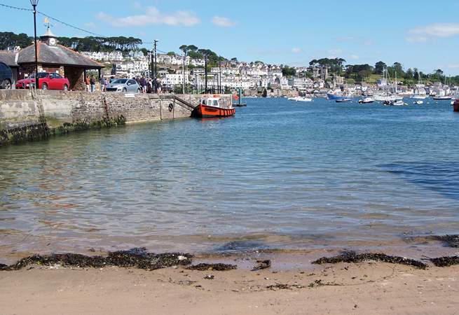 You can catch the little passenger ferry across to Fowey from the quayside in Polruan. You might be lucky enough to see a dolphin swimming alongside it.