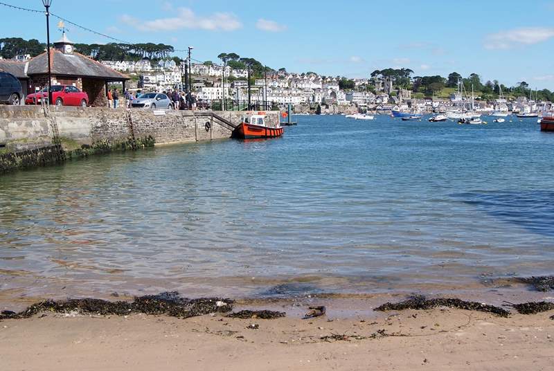 You can catch the little passenger ferry across to Fowey from the quayside in Polruan. You might be lucky enough to see a dolphin swimming alongside it.