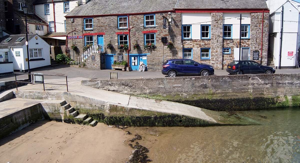 The Lugger Inn is one of two good pubs in Polruan.