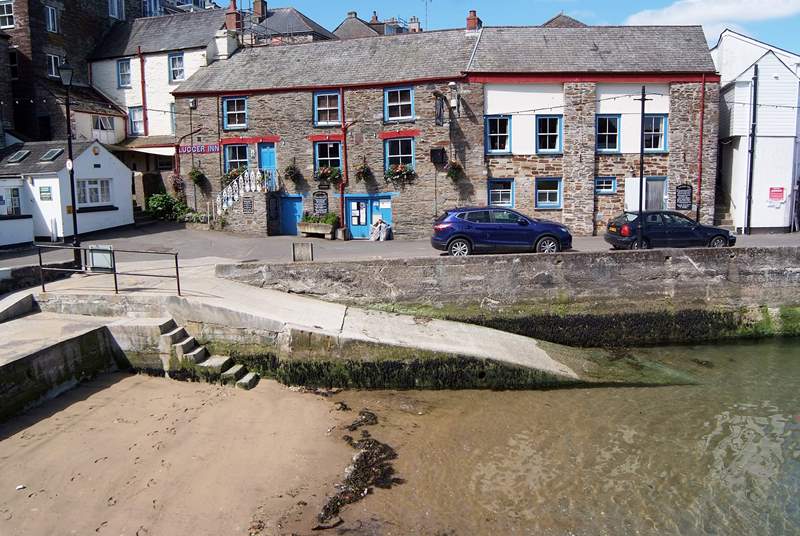 The Lugger Inn is one of two good pubs in Polruan.