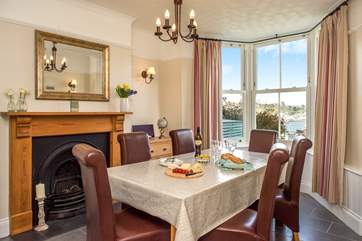 Mealtimes will be a real treat with such a stunning backdrop.