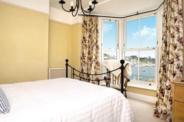 You are sure to spend many an hour sitting in bed watching the comings and goings on the river.