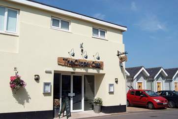 The Clipper is just a short walk away, with a beachside terrace, it serves food all day - the breakfasts are wonderful.