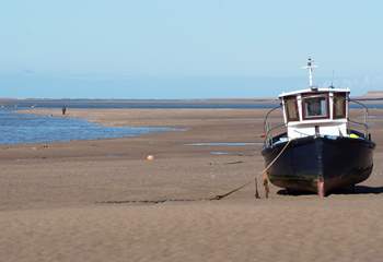 Take the seasonal passenger ferry across to  Instow where there are miles of sandy beach  to walk along at low tide.