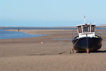 Take the seasonal passenger ferry across to Instow where there are miles of sandy beach to walk along at low tide.