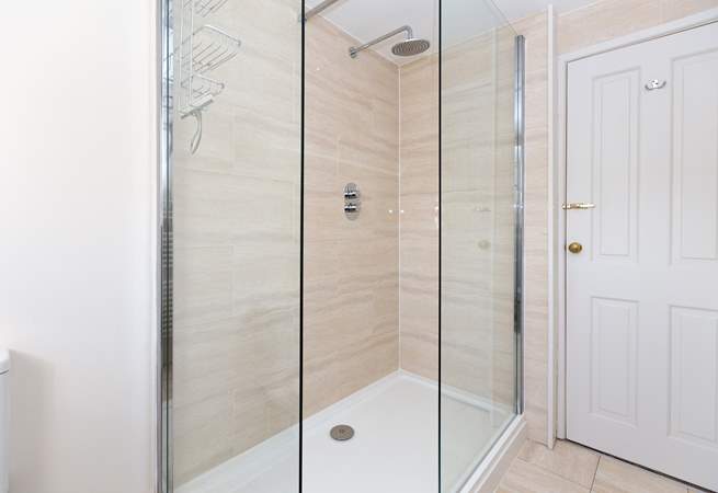 This is the large shower in the en suite shower-room of the master bedroom.
