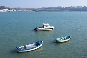 Looking out across the estuary from Appledore Quay, just a couple of minutes walk from the cottage.