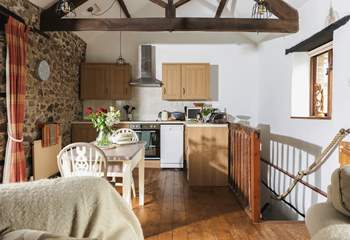 The kitchen is well equipped for rustling up a holiday meal.