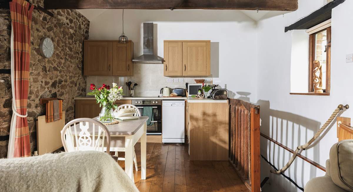 The kitchen is well equipped for rustling up a holiday meal.