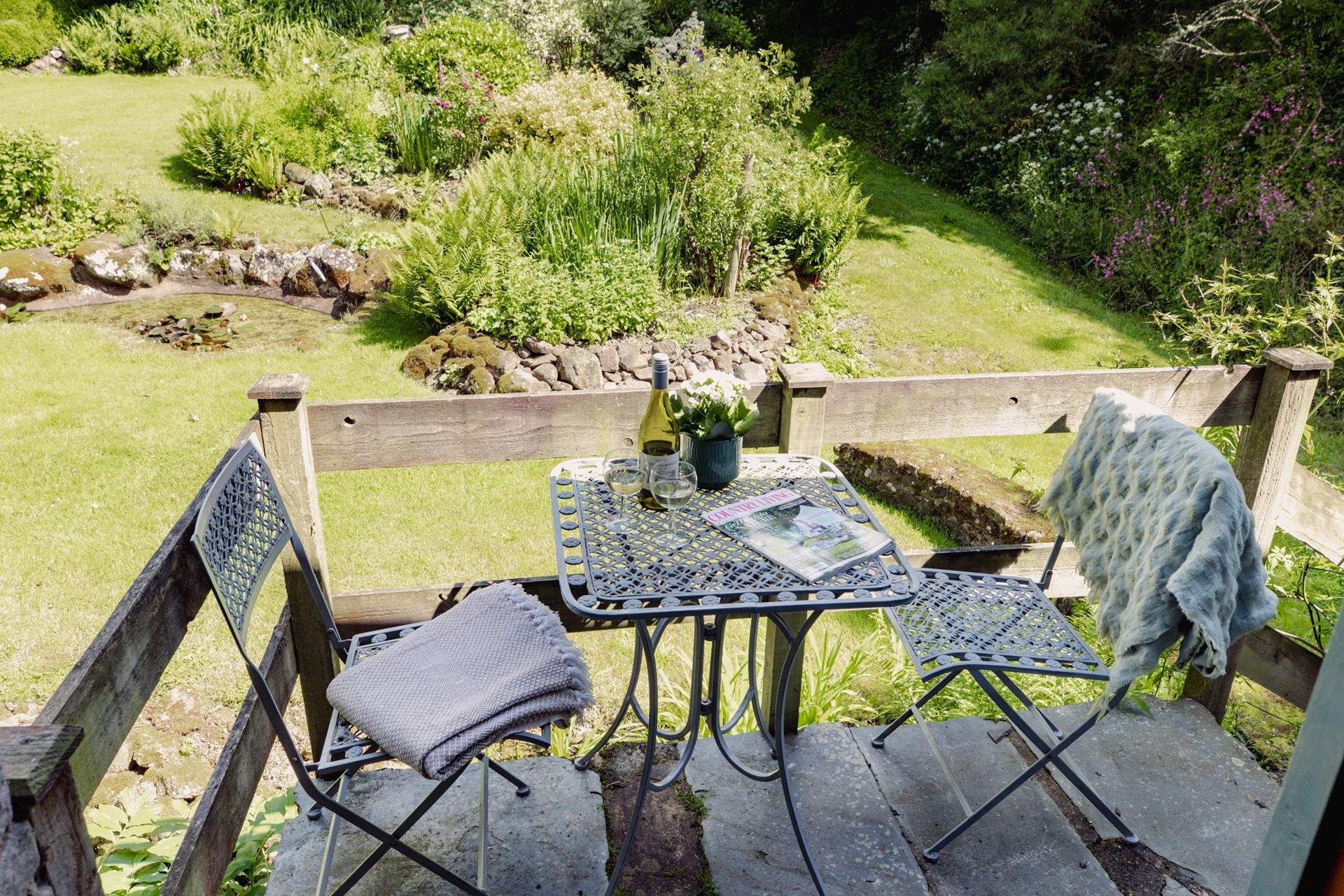 Sit back and take in your wonderful surroundings.