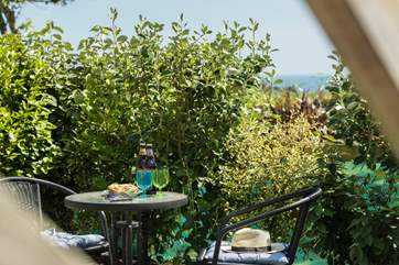 A great place to start or end the day, al fresco dining.