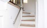 The stairs down to the lower ground floor. - Thumbnail Image