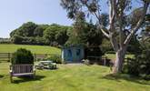 Looking from the front of the cottage to the owners' land. - Thumbnail Image