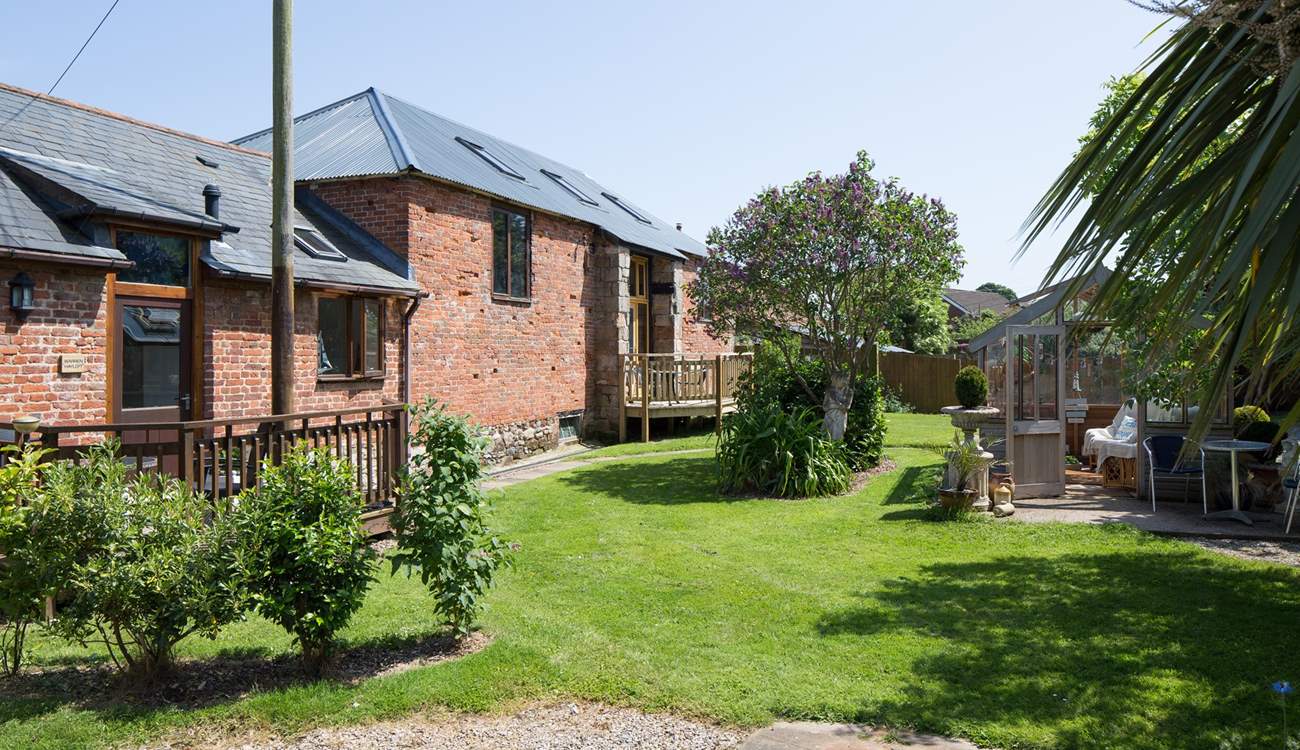 The cottage as you draw up in the car.