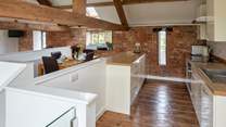 Kitchen links nicely to the dining area. Perfect for serving up that evening meal.