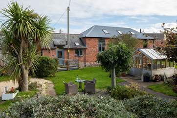 Lovely seating area available to enhance your enjoyment of this beautiful spot.