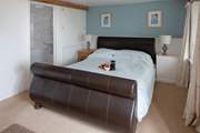 Bedroom one on the lower ground floor.
