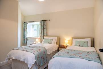 Pretty decoration in this twin bedroom (Bedroom 2).