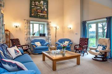 There is plenty of space to relax at Dowstall Barn.