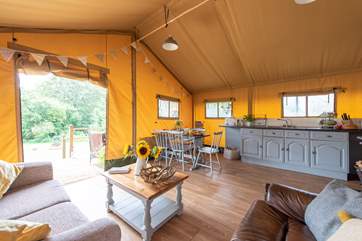 A light and airy space, with plenty of room for everyone.