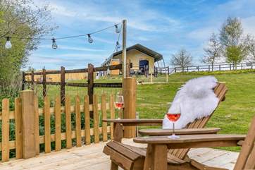 There are plenty of gorgeous outside spaces to relax.