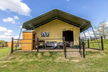 This luxurious retreat really does encapsulate the idea of glamping.