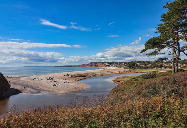 Unspoilt Budleigh Salterton is an idyllic spot for a sea swim and beach picnic. 