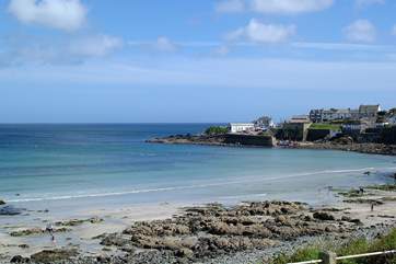 The beach at Coverack.