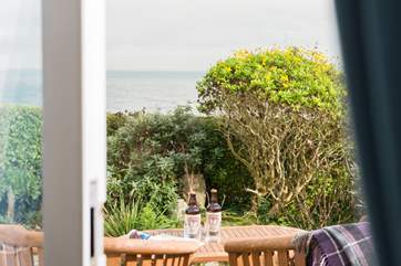 Enjoy a drink on your private terrace.